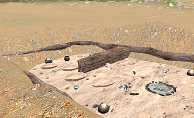 西北大學 新疆石人子溝遺址GT1考古虛擬仿真實驗