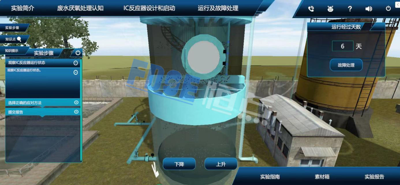 廢水厭氧處理的虛擬仿真實驗
