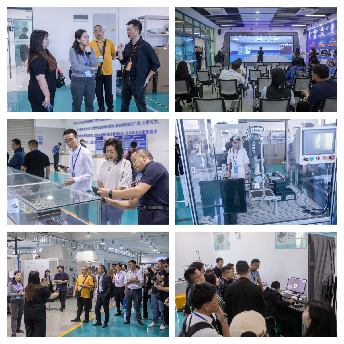 恒點(diǎn)組織的南京工業(yè)職業(yè)技術(shù)大學(xué)的參觀