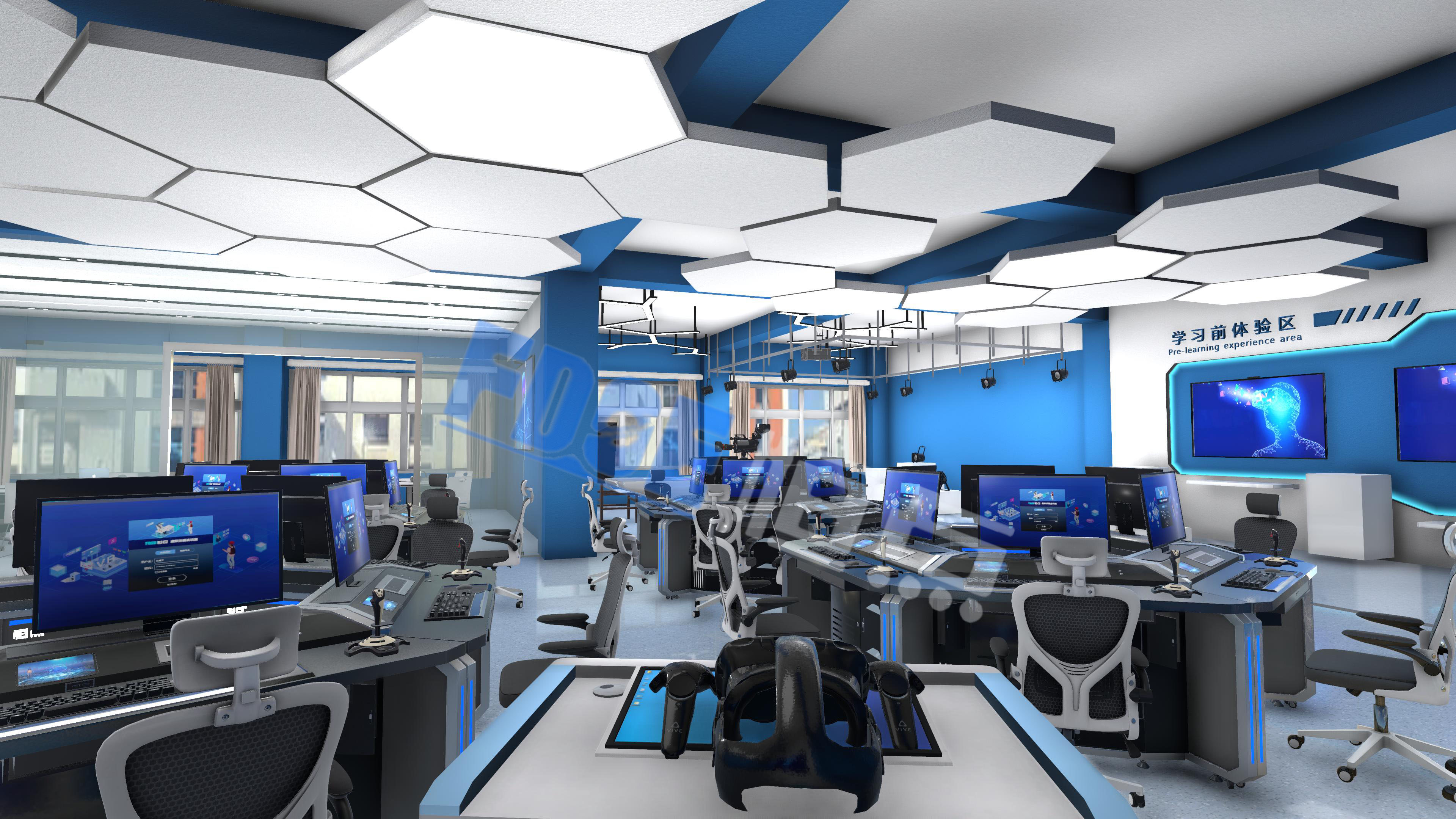 恒點支持建設(shè)的虛擬仿真實訓室