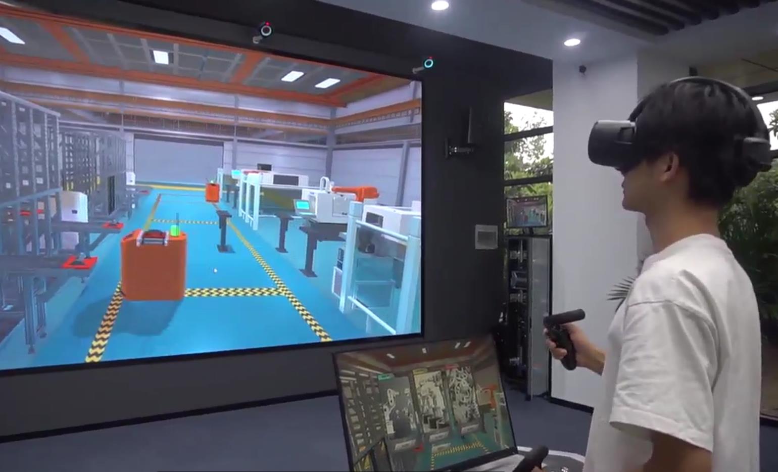 課程實(shí)驗(yàn)使用VR、MR、AR等技術(shù)結(jié)合