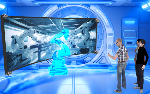 虛擬仿真實訓(xùn)室交互顯示系統(tǒng)