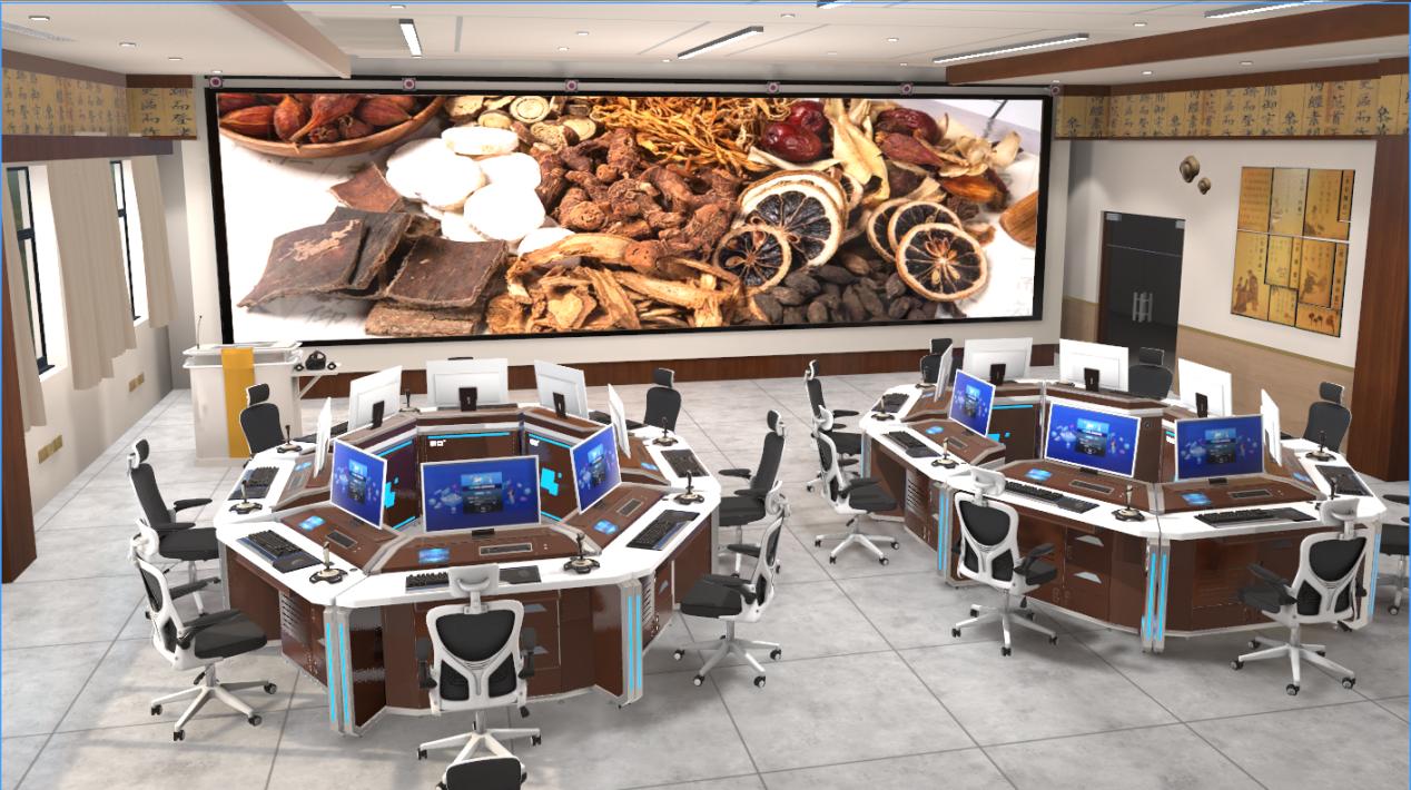 中醫(yī)藥虛擬仿真實(shí)訓(xùn)室建設(shè)方案——實(shí)體教學(xué)區(qū)