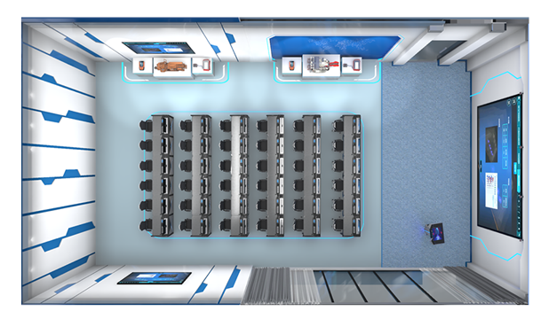 智能采礦虛擬仿真實驗室建設方案——實驗室組成與布局