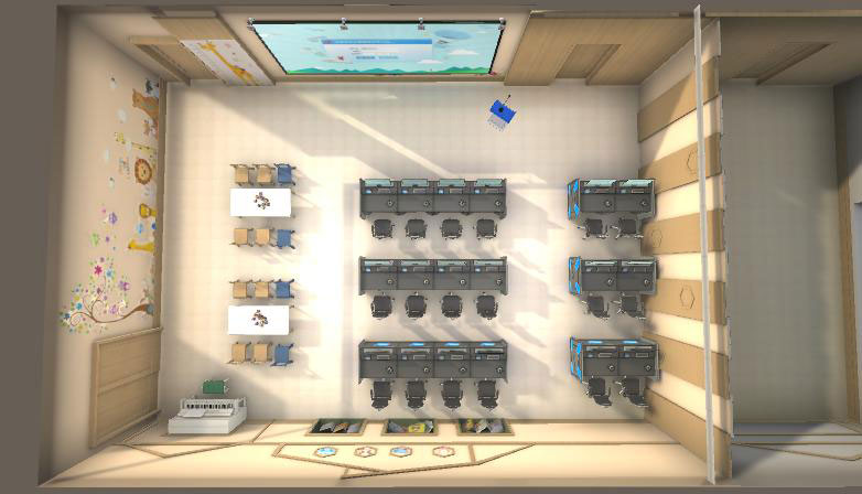 學(xué)前教育虛擬仿真實(shí)訓(xùn)室組成與布局