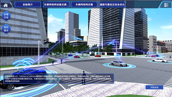 車聯(lián)網(wǎng)組網(wǎng)與安全風險評估虛擬仿真