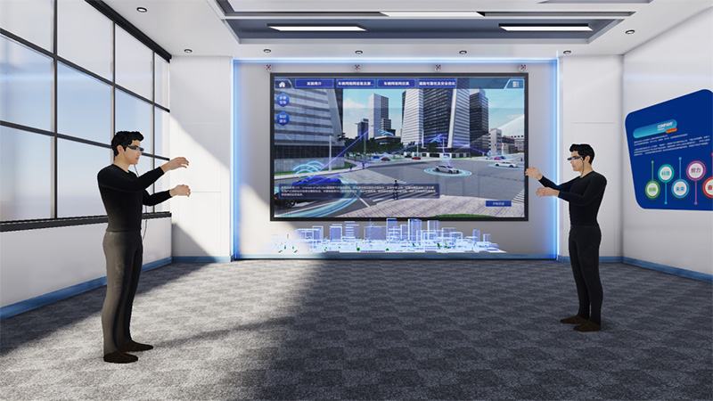 智慧交通車路協(xié)同虛擬仿真實訓室建設方案——MR大空間智慧交通系統(tǒng)模擬區(qū)