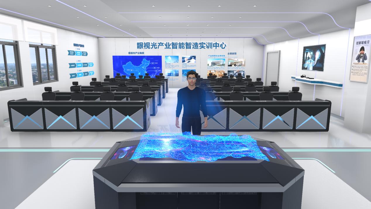 眼視光產(chǎn)業(yè)智能制造虛擬仿真實(shí)訓(xùn)基地——眼視光產(chǎn)業(yè)智能制造實(shí)訓(xùn)區(qū)